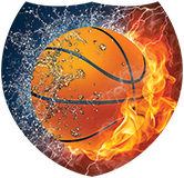 Basketball Fire & Water Shield Insert [SH-3149]
