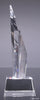 Faceted Crystal Fan Award - 9.25 inch [CM40-9]