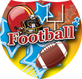 Football All Stars Shield Insert [SH-2629]