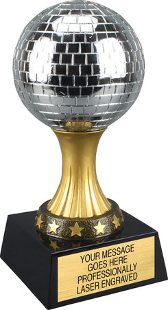 Disco Mirror Ball Dance Trophy- 6 inch [RPDSCO-6]