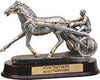 Harness Racing Pewter Finish Resin Trophy [SGR3101HRS]