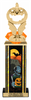 Halloween Zombie Diamond Riser Rectangle Column Trophy- 13 inch [TDRSQ13STK-ZMB]