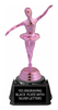 Ballet Pink Metallic Trophy on Synthetic Regal Base [TPNK7-BLT]