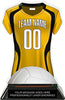 Volleyball Jersey Colorix-T Acrylic Trophy- Gold [TACR7-JSY-VB-GLD-Q]
