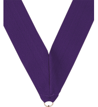 7/8 x 30 in. Purple Neck Ribbon [NKRB-1021]