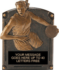 Basketball Female Legends of Fame Resin Trophy [RLOF86-BKF]