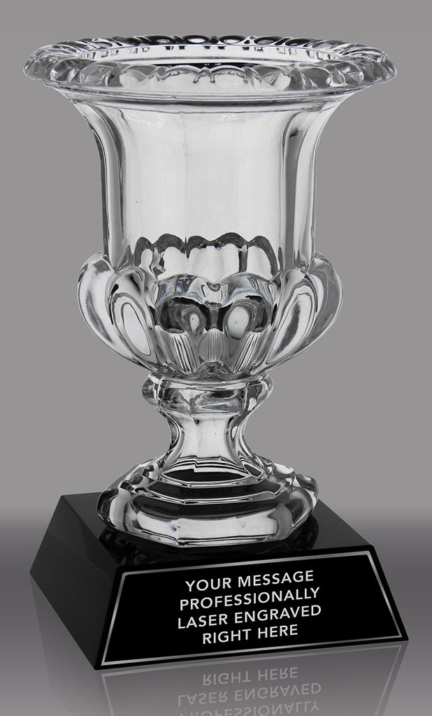 Crystal Narrow Mouth Vase- 8 inch [CMV2B3]