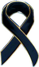 Black Ribbon Award Pin [PRB-22]