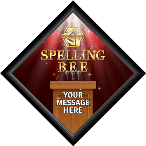 Diamond Plaque- Spelling Bee [PFCDIA-11-SPB]