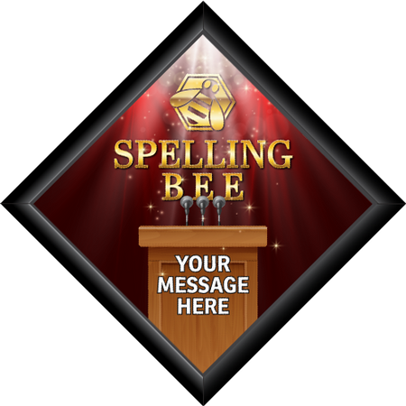 Diamond Plaque- Spelling Bee [PFCDIA-11-SPB]