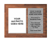 Traditional Woodgrain Horizontal Photo Plaque - 10 x 8 inch [P325-H-TWD]