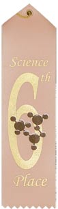 Science 6th Place Event Ribbon [R8SER-SE-6TH]