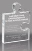 Puzzle Piece Clear Acrylic Block - 5.25 inch [APZL1-5-Q]