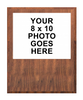 Traditional Woodgrain Vertical Photo Plaque - 12 x 15 inch [PP1215-V-TWD]