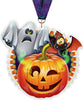 Halloween Pumpkin Colorix-M Acrylic Medal - 5 inch [MACR5-HLWN-PMPGB-Q]