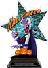 Vampire Halloween Shattered Star Colorix Acrylic Trophy- 8.5 inch [TACR85-STR-HLWN-DRC-Q]