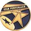 Star Performer Enameled Round Pin [PCM-STR-368]