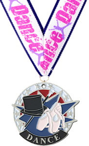 Dance USA Sport Medal- Silver [M2USA-DC-S]