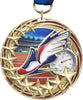Track Blasting Stars Medal - 2.25 inch [MSSB2-TK]