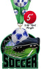 Soccer Colorix-M Acrylic Medal [MACR5-SC-Q]