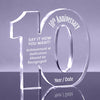 10 Acrylic Award - 6.5 x 6.5 x 1 inch Thick [ATNMNB-10-6-Q]