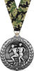 Cross Country Dimensional Medal- Silver [MSW2-CC-S]