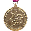 2.75 in Gymnastics Female Wreath Framed Medal [M311-GF]