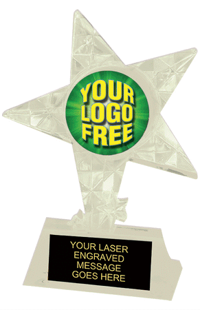 Exclusive Krystal Ice Glow-in-the-Dark Star w/ Custom Insert [iXSTRGLW]