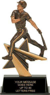 Baseball Star Power Resin Trophy - 7" [RSP7-BS]