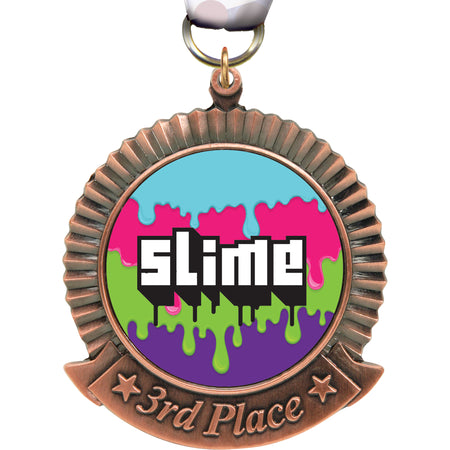 3rd Place 2.75" Ribbon Frame Insert Medal [MPRIB-3RD]