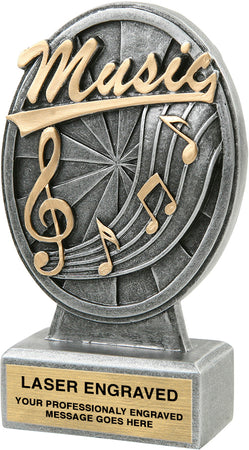 Music Pinwheel Resin Trophy [RCPN-MC]