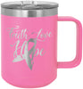 Polar Camel 15oz Handled Coffee Mug - Pink [DJPC10-5]