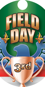 Field Day- 3rd Place Eagle Dog Tag Insert [DT-1570]