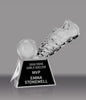 Crystal Optical Prism Soccer Award- 5.5 inch [CRSC5]