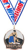 Wrestling Enameled Medal [M2EP-WS-B]