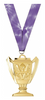 Victory Bright Gold Trophy Cup Medal [MTM27-VY]