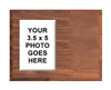 Traditional Woodgrain Horizontal Photo Plaque - 9 x 7 inch [PH327-TWD]