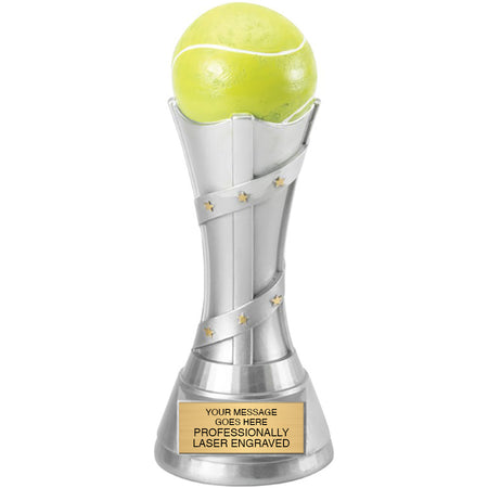 Tennis Victory Tower Resin Awards - 7.5 inch [RMVT-7-TN]