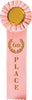 6th Place Single Streamer Rosette Ribbon [R10R1-6TH]