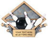 Bowling Color Diamond Resin Trophy [RCD75-BW]