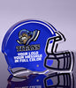 1 inch Thick Football Helmet Acrylic Award - 6 inch Color [AFBH6-FC-Q]