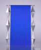 Acrylic with Blue Background and Carved Jewel Accents [AT7015]