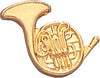 French Horn Gold Pin [PCM-MC-8]
