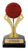 Basketball Triple Star Pedestal Trophy [TSTR6-BK]