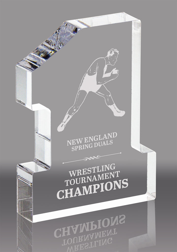 Acrylic Number One Award- 4 inch [ANUM1-4-Q]