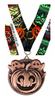 2” Halloween Pumpkins & Ghosts Ultra-Impact 3-D Medal [MDTD2-HLWN]