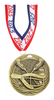 Lacrosse Female 1.75 inch Blade 3D Diecast Medal [MBD1-LCF]