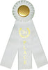 3rd Place Triple Streamer Rosette Ribbon [R10R3-3RD]
