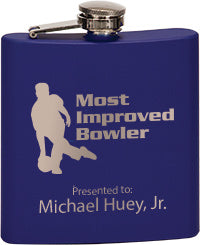 Stainless Steel Flask- Matte Blue Finish [FLSKJ-MBLU]