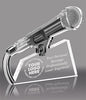 Drop the Mic Microphone Acrylic Award- 7.375 x 9.5 inch [A58MIC-79]